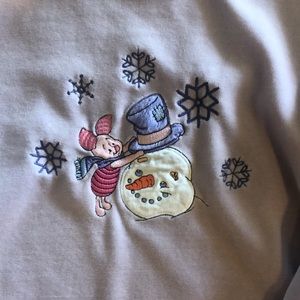 Velour Disney shirt. Pooh themed
